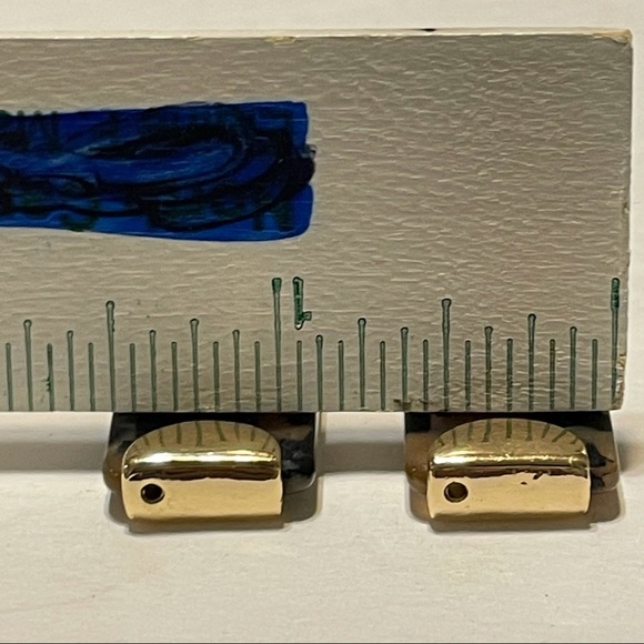 faux tortoise shell dangle acylic post earrings - Picture 3 of 6